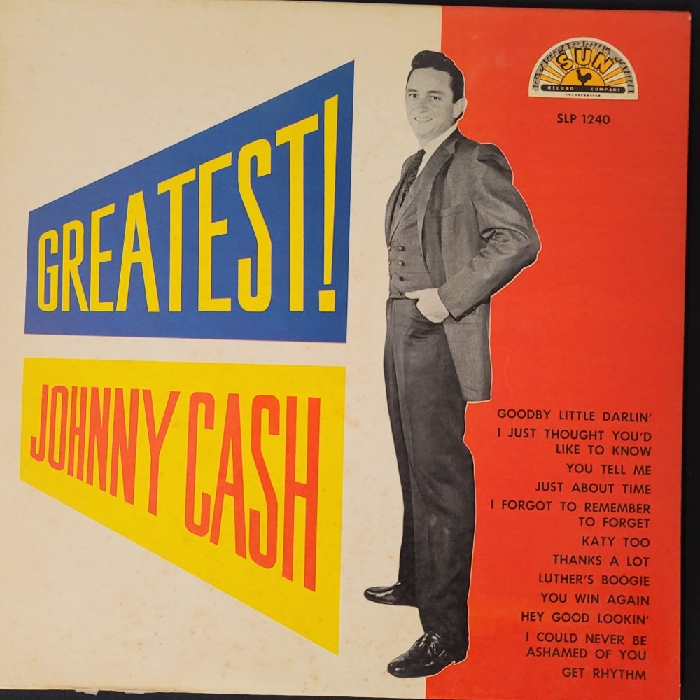 Johnny Cash Greatest 1959 Sun Records  SLP1240